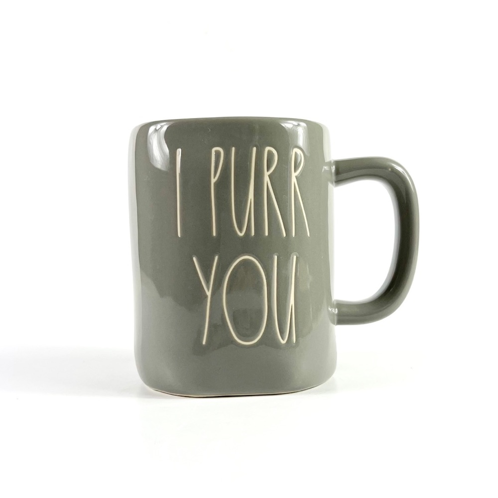 NEW Rae Dunn “I Purr You” Gray Ceramic Mug